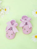 Baby Stripe Mary Jane With Bow