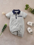 Baby Short Sleeve Golfer Romper