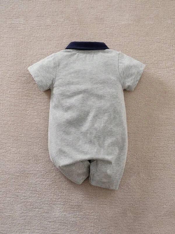 Baby Short Sleeve Golfer Romper