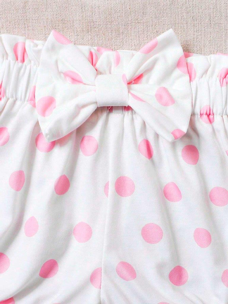 Baby Cartoon Polka Dot Set