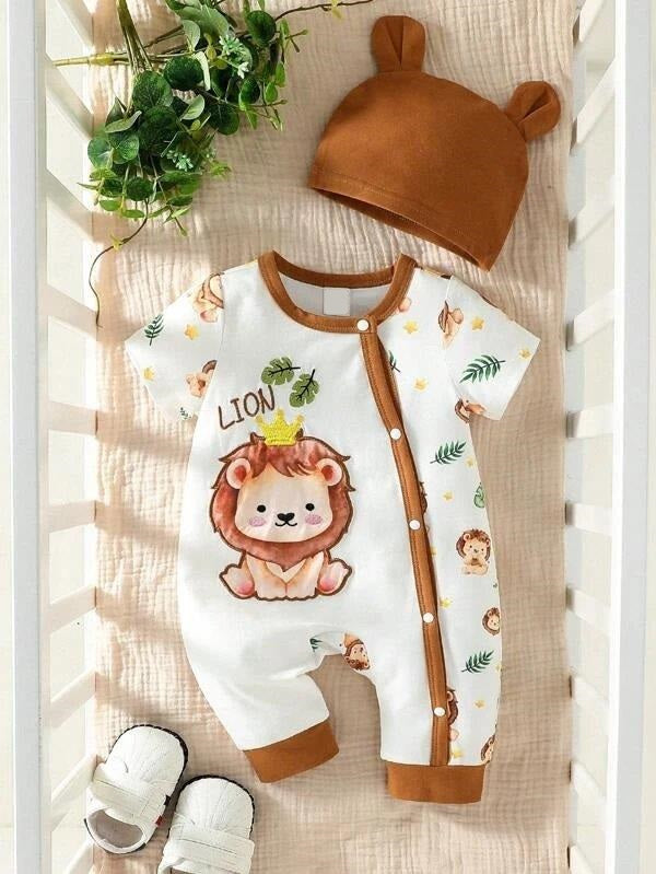 Baby Lion Graphic 2 Piece Set