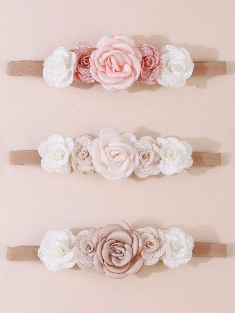 Baby 3 Piece Headband Set Mix 10
