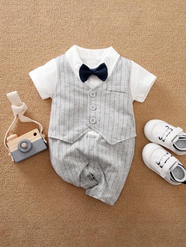 Baby 2 in 1 Stripe Romper
