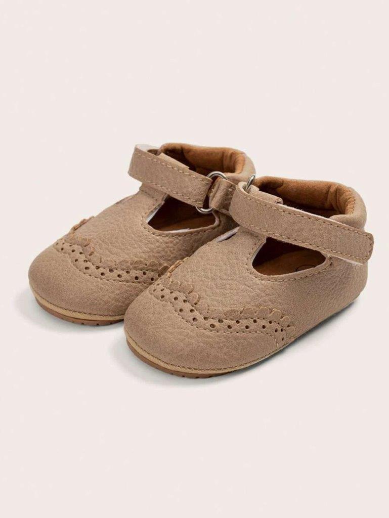Baby Front Pattern Leather Flats