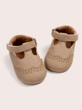 Baby Front Pattern Leather Flats