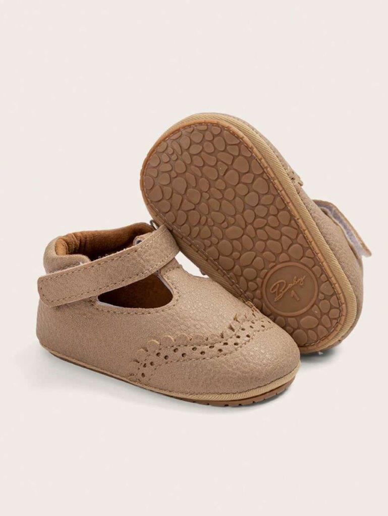 Baby Front Pattern Leather Flats