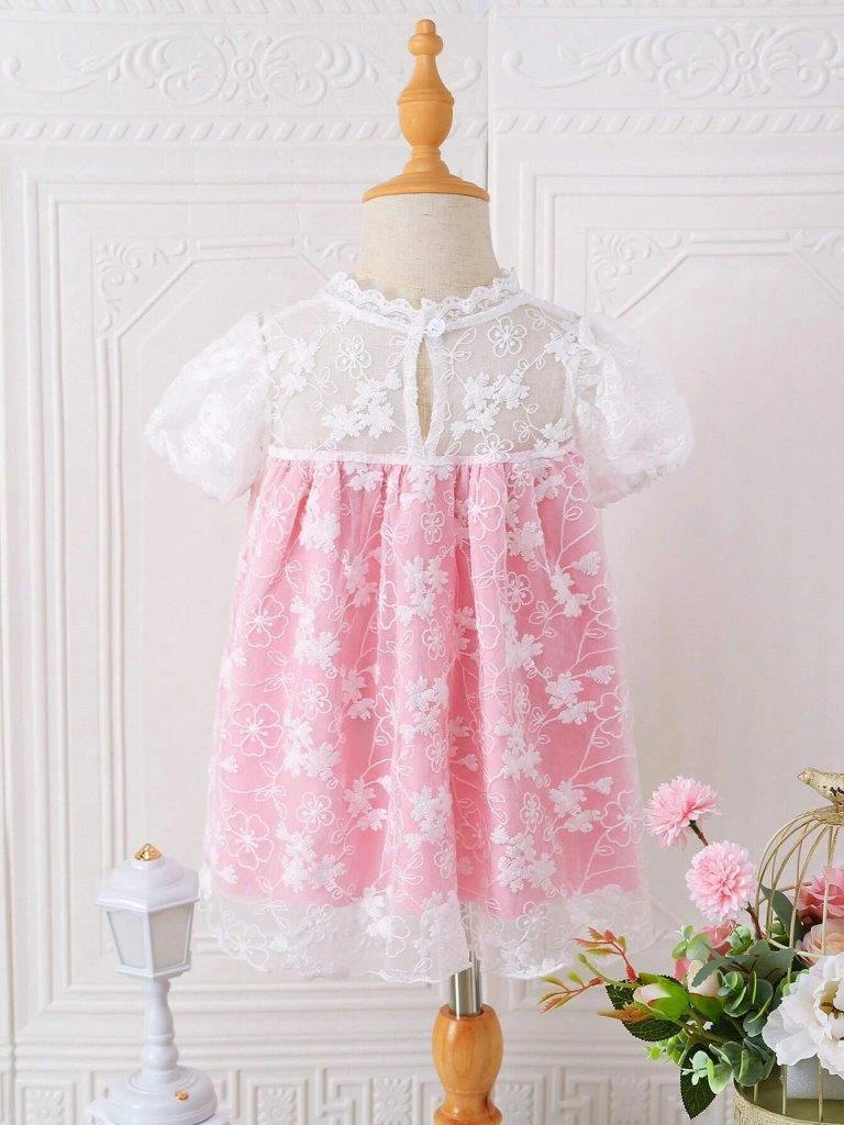 Baby Floral Mesh Dress