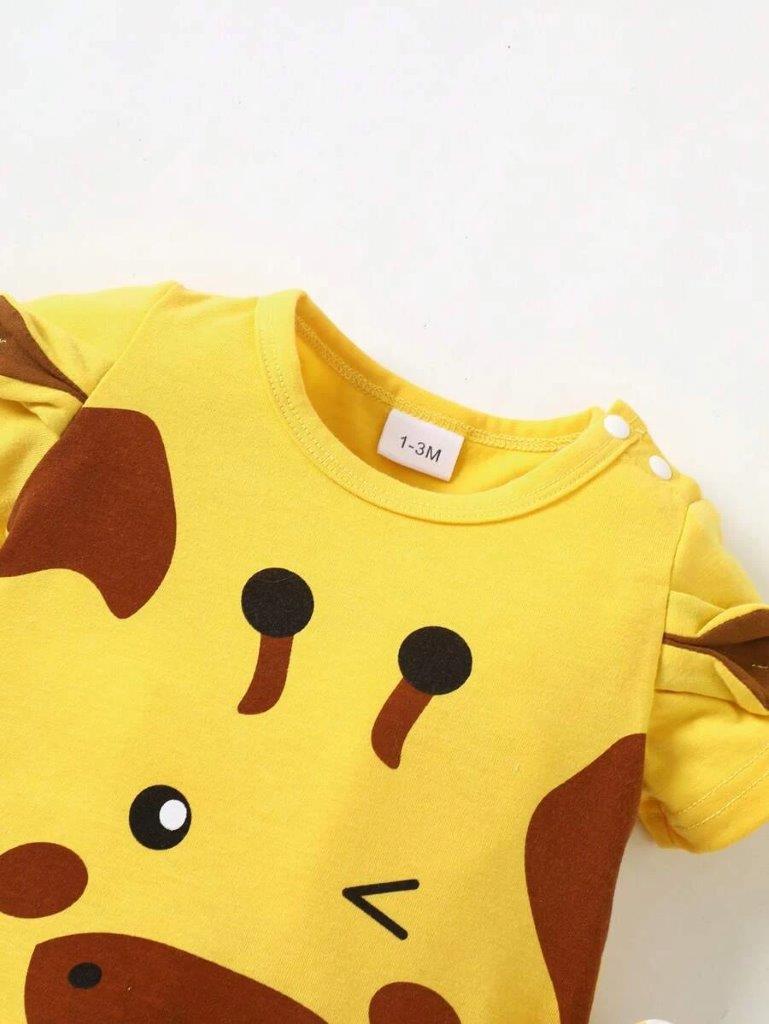 Baby Giraffe Graphic 3 Piece Set