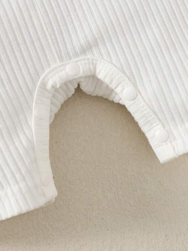 Baby 2 Piece Ribbed Knit Rompers