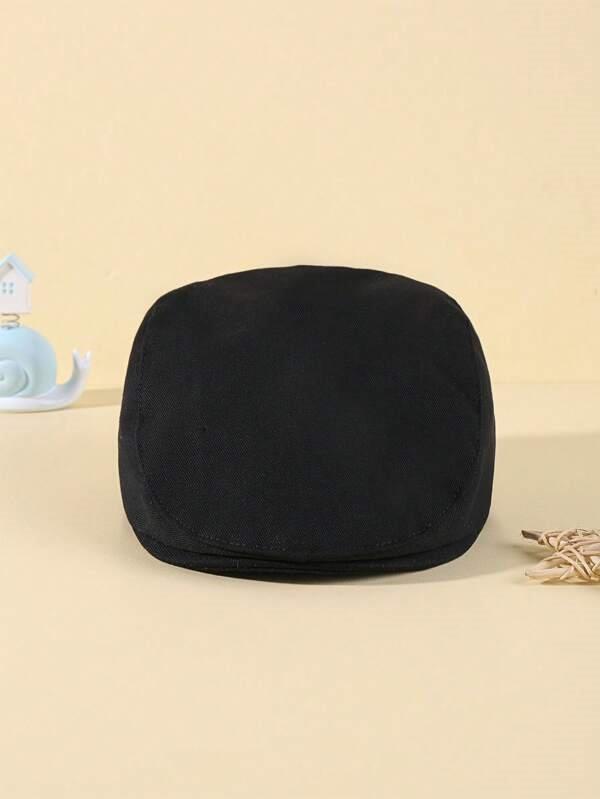 Baby Beret Hat Black (3-12 Mnths)