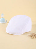 Baby Beret Hat White (1-2 Years)