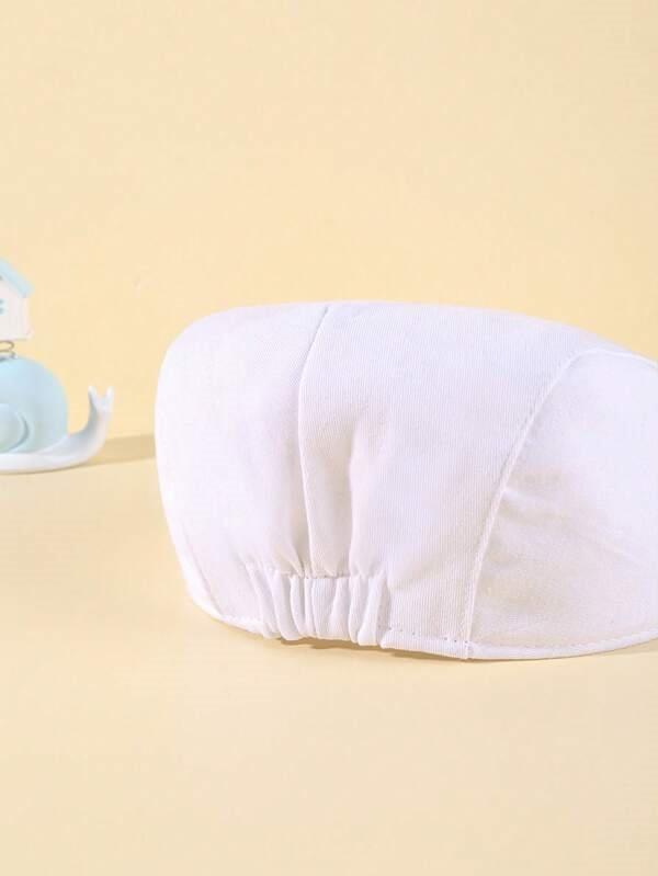 Baby Beret Hat White (1-2 Years)