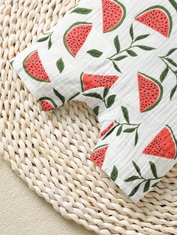Baby Side Wrap Print Romper
