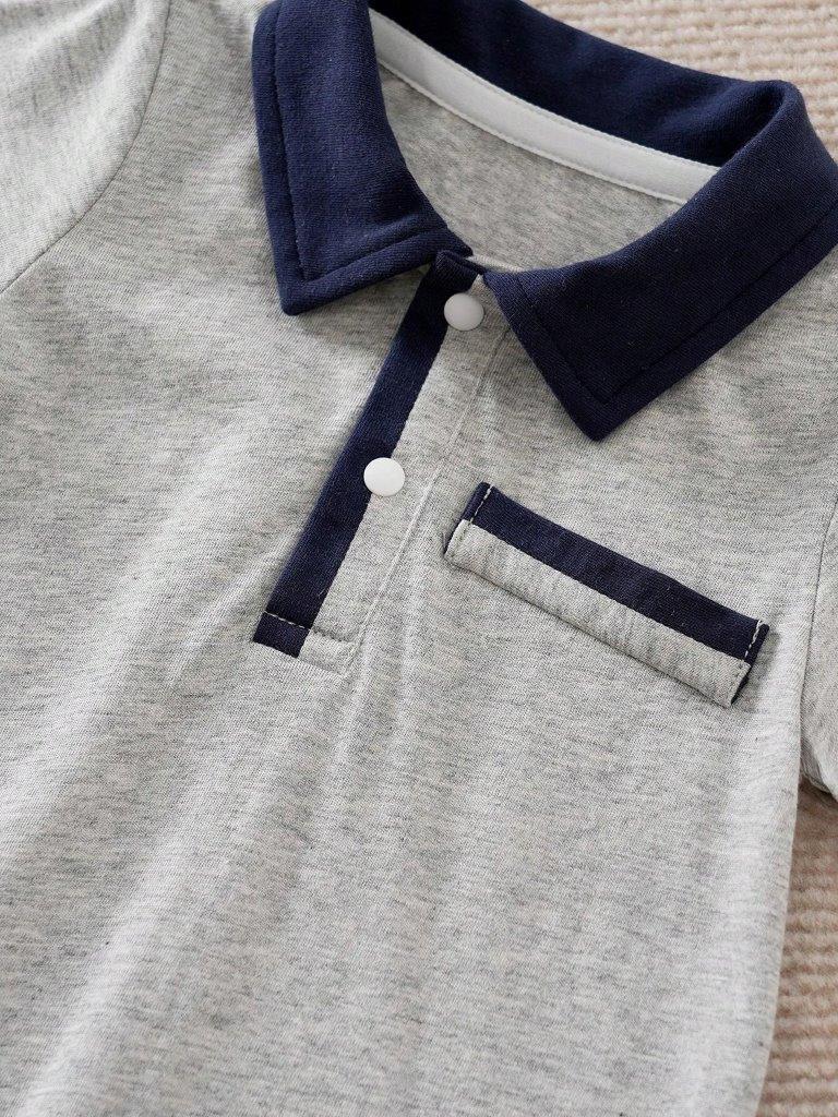 Baby Short Sleeve Golfer Romper