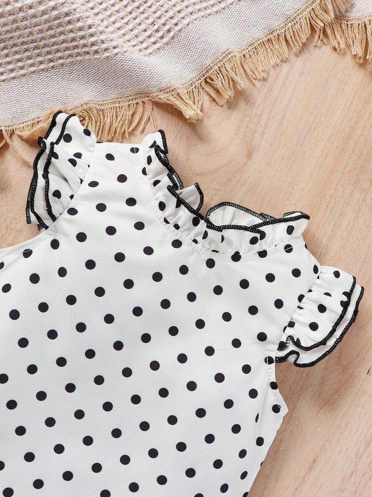 Baby 2 Piece Polka Dot Shorts Set