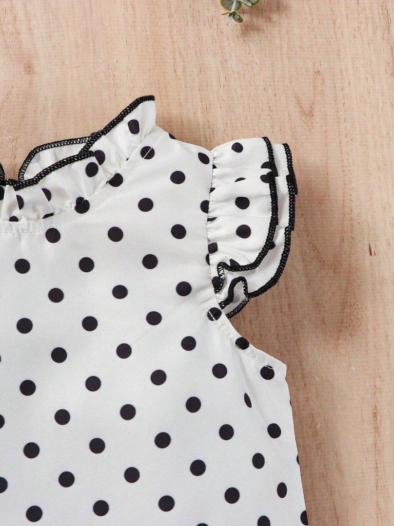 Baby 2 Piece Polka Dot Shorts Set