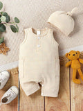Baby Side Pocket Romper Set