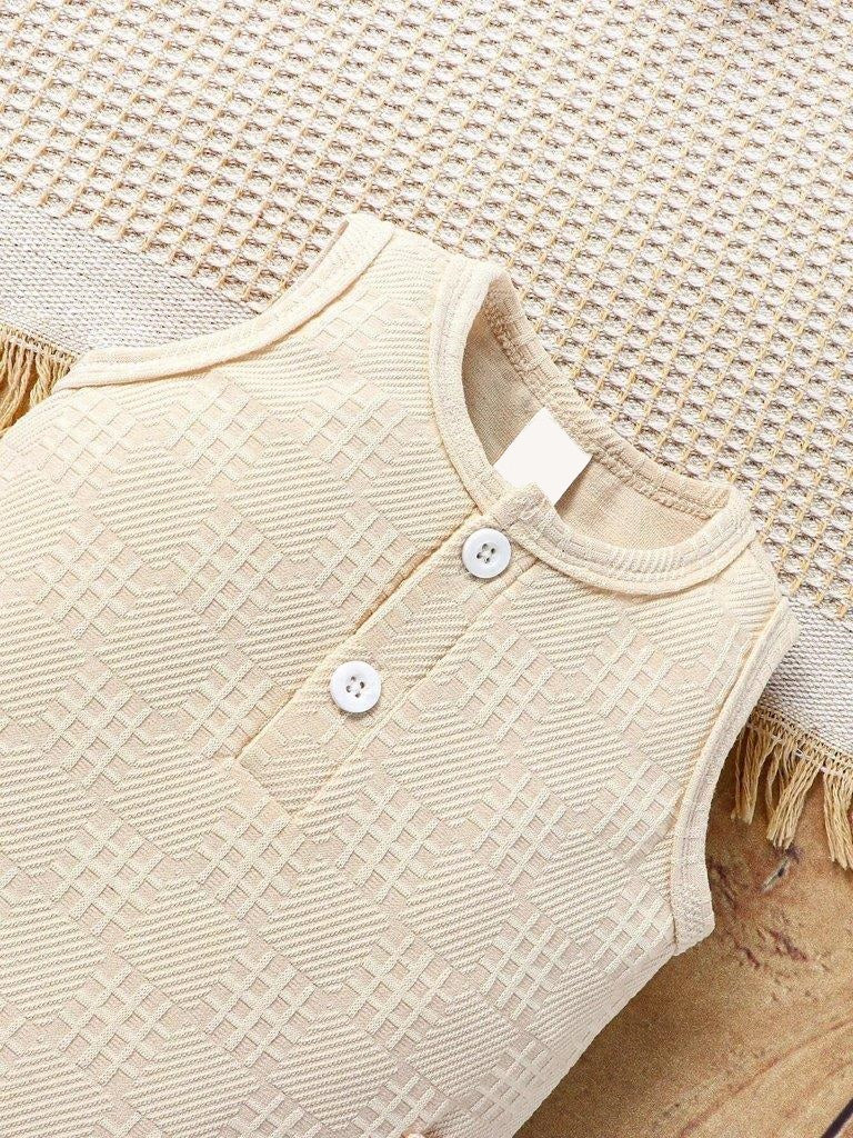 Baby Side Pocket Romper Set