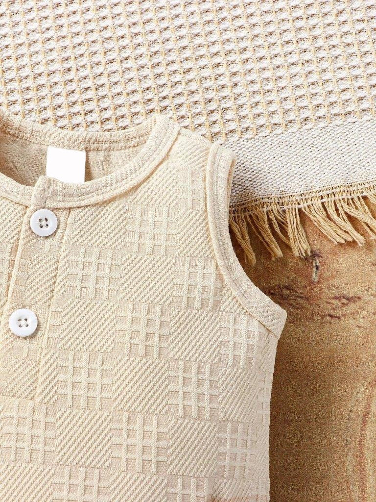 Baby Side Pocket Romper Set