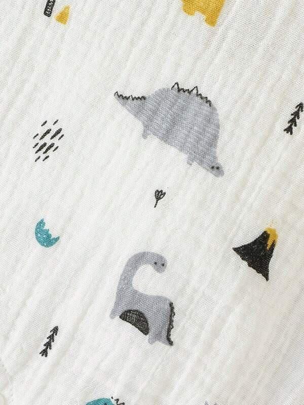 Baby Dinosaur Overall 2 Piece Set