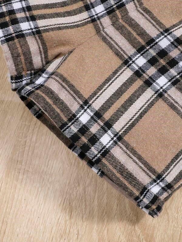 Baby Golf Tee And Plaid Shorts Set