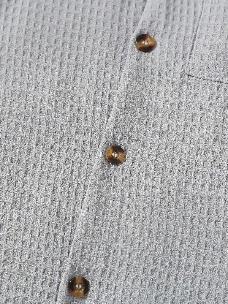 Baby Waffle Knit Button Romper