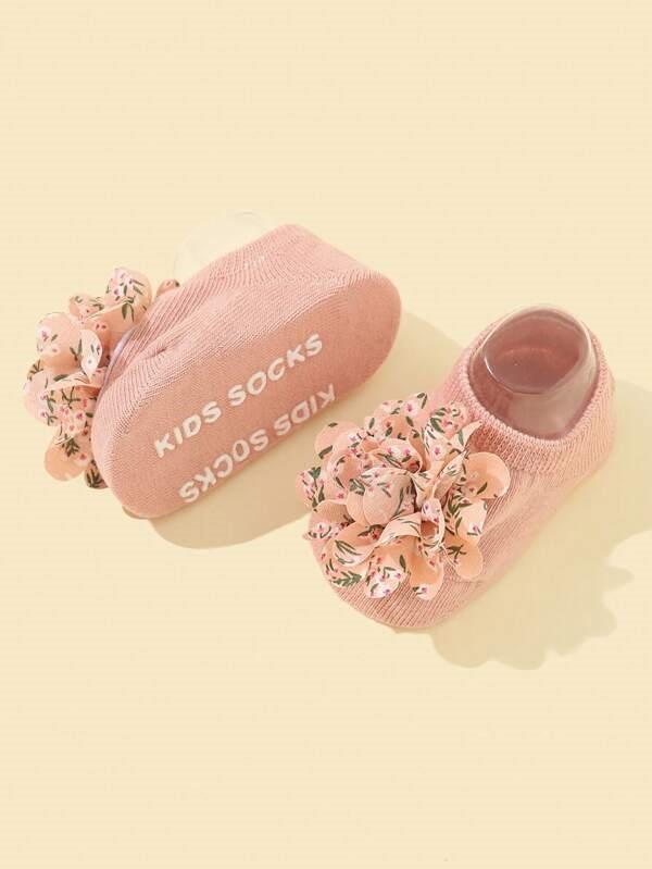 Baby Flower Socks Pink