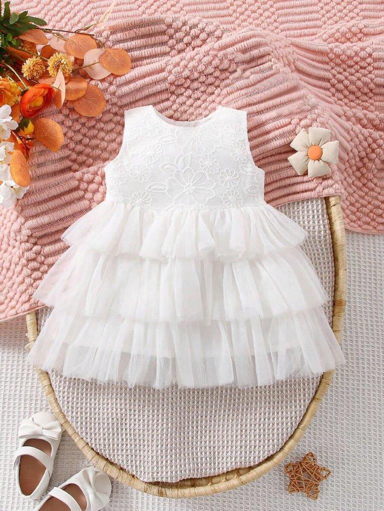 Baby Lace Layer Mesh Dress
