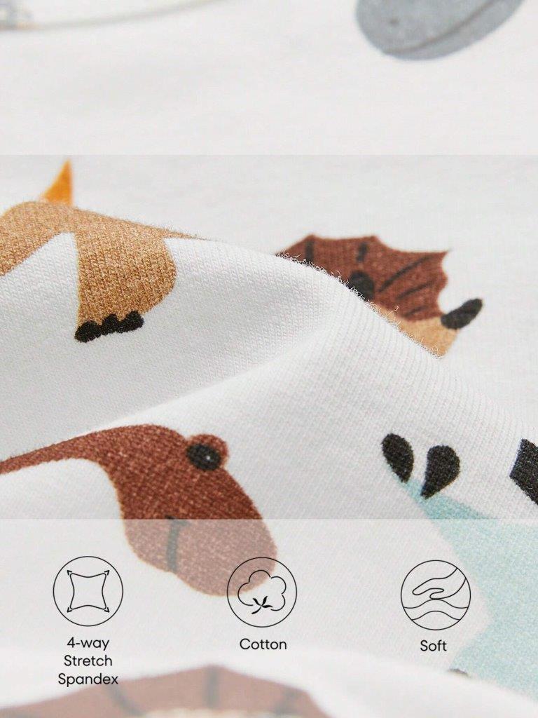 Baby Dino Tee And Shorts (2 Sets)