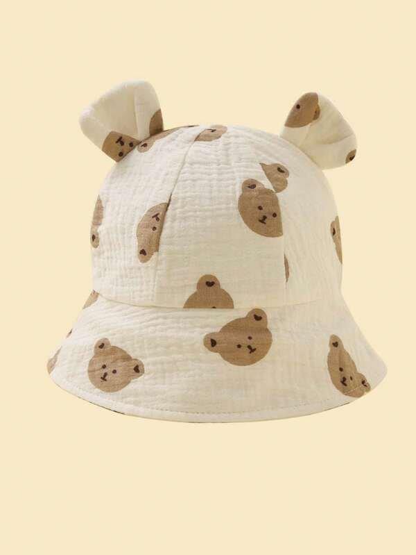 Baby Ear Bucket Hat Teddybear