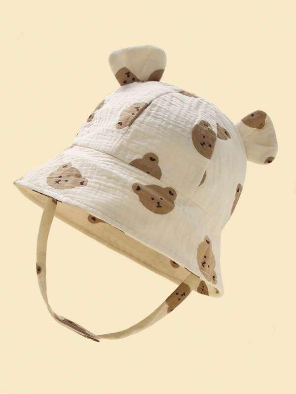 Baby Ear Bucket Hat Teddybear