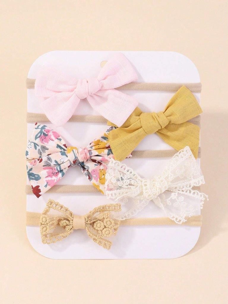 Baby 5 Piece Headband Set Mix 13