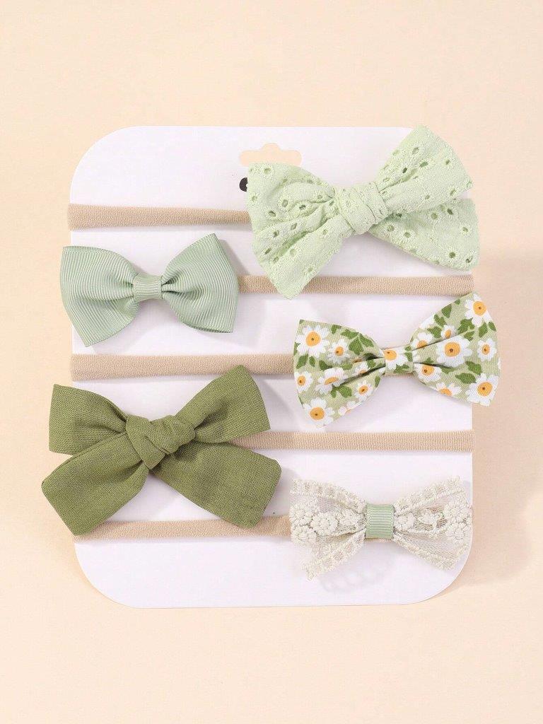 Baby 5 Piece Headband Set Mix 12