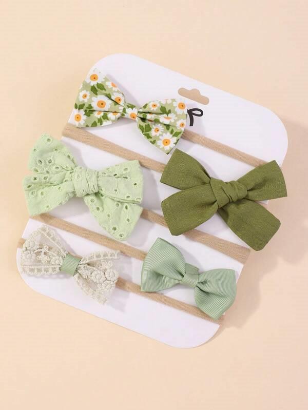Baby 5 Piece Headband Set Mix 12