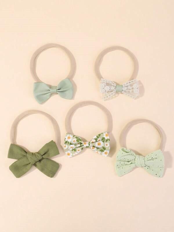 Baby 5 Piece Headband Set Mix 12