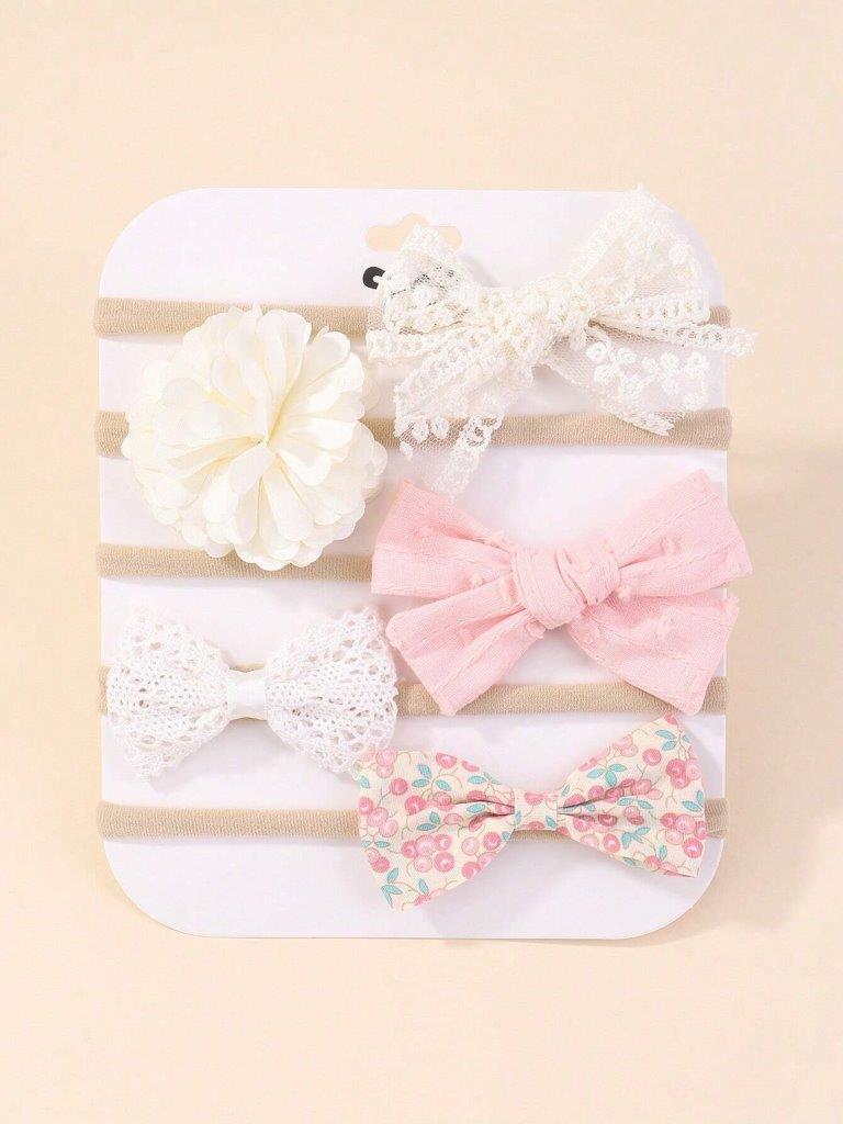 Baby 5 Piece Headband Set mix 10