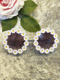 Kids Daisy Sunglasses White