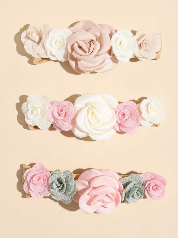 Baby 3 Piece Headband Set Mix 9