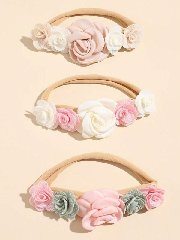 Baby 3 Piece Headband Set Mix 9