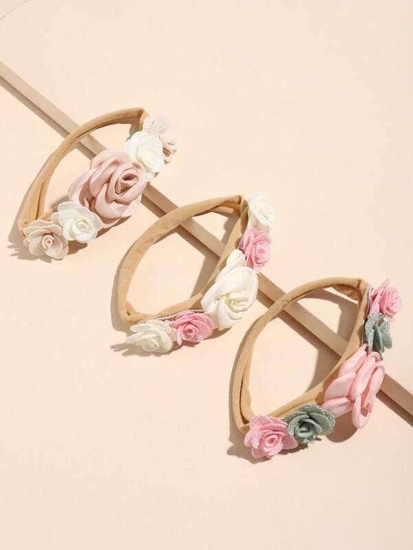 Baby 3 Piece Headband Set Mix 9