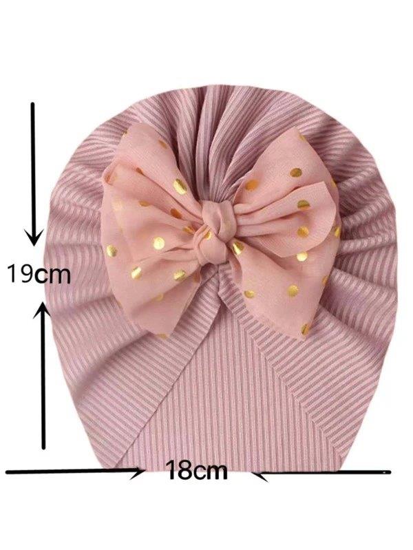 Baby Bow Turban Dusty Pink