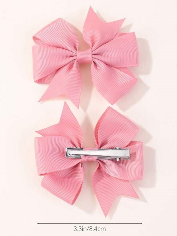 Baby 2 Piece Hair Clips Light Pink