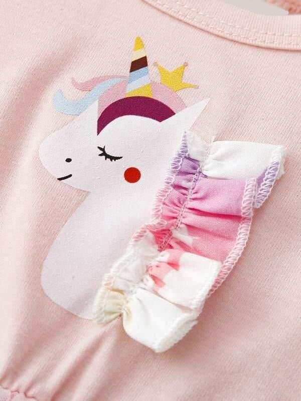 Baby Unicorn Ruffle Dress