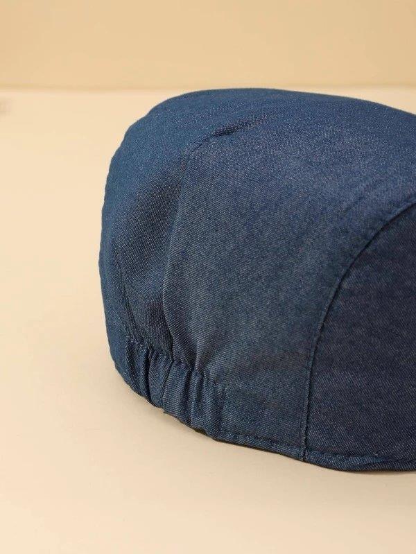 Baby Beret Hat Denim (3-12 Mnths)