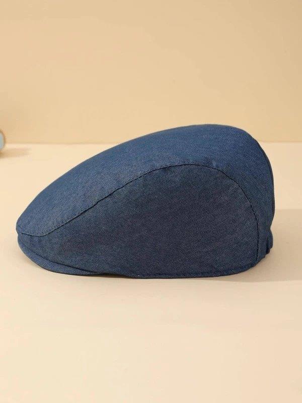 Baby Beret Hat Denim (3-12 Mnths)