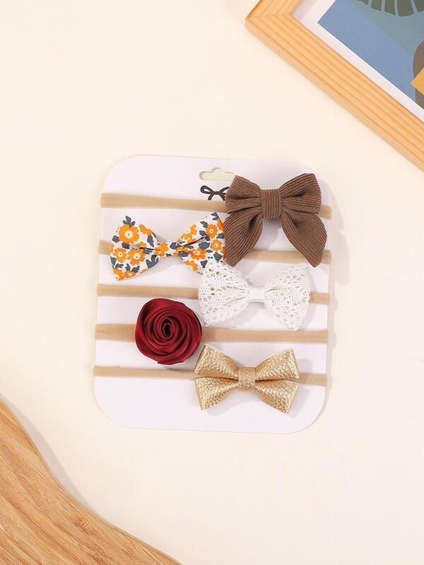 Baby 5 Piece Headband Set mix 8