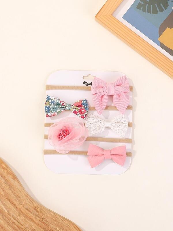 Baby 5 Piece Headband Set mix 7