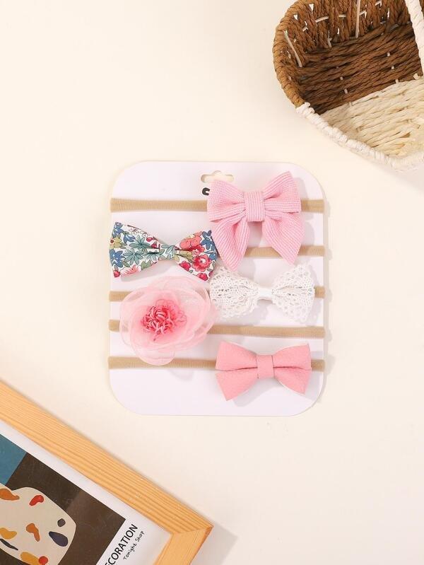 Baby 5 Piece Headband Set mix 7