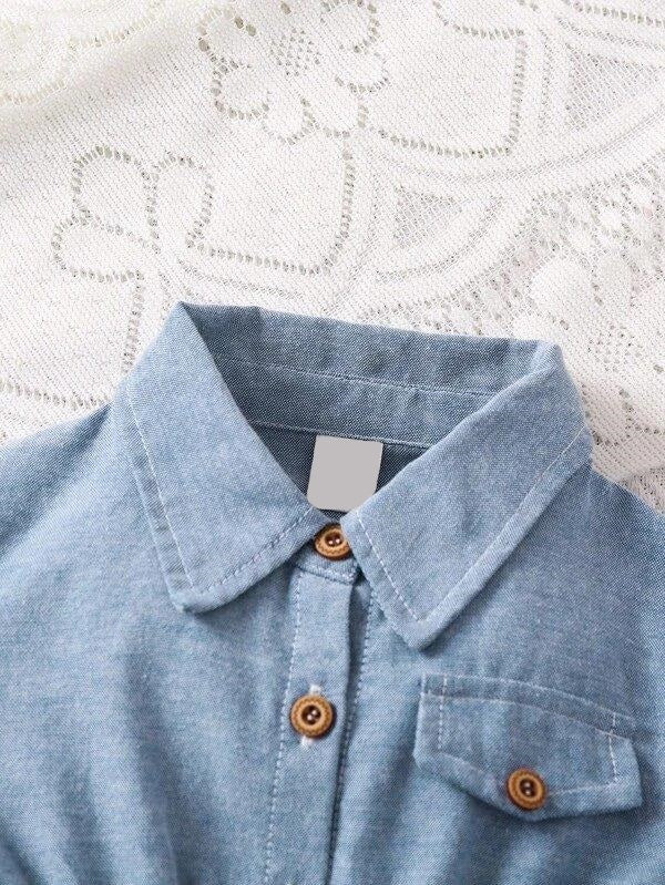 Baby Shirt Mesh Dress