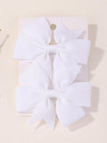 Baby 2 Piece Hair Clips White